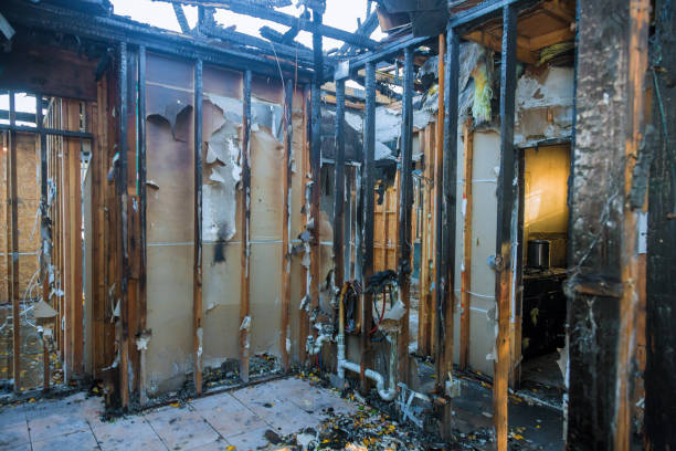 Professional Fire Damage Assessment technician working in Somerset, OH